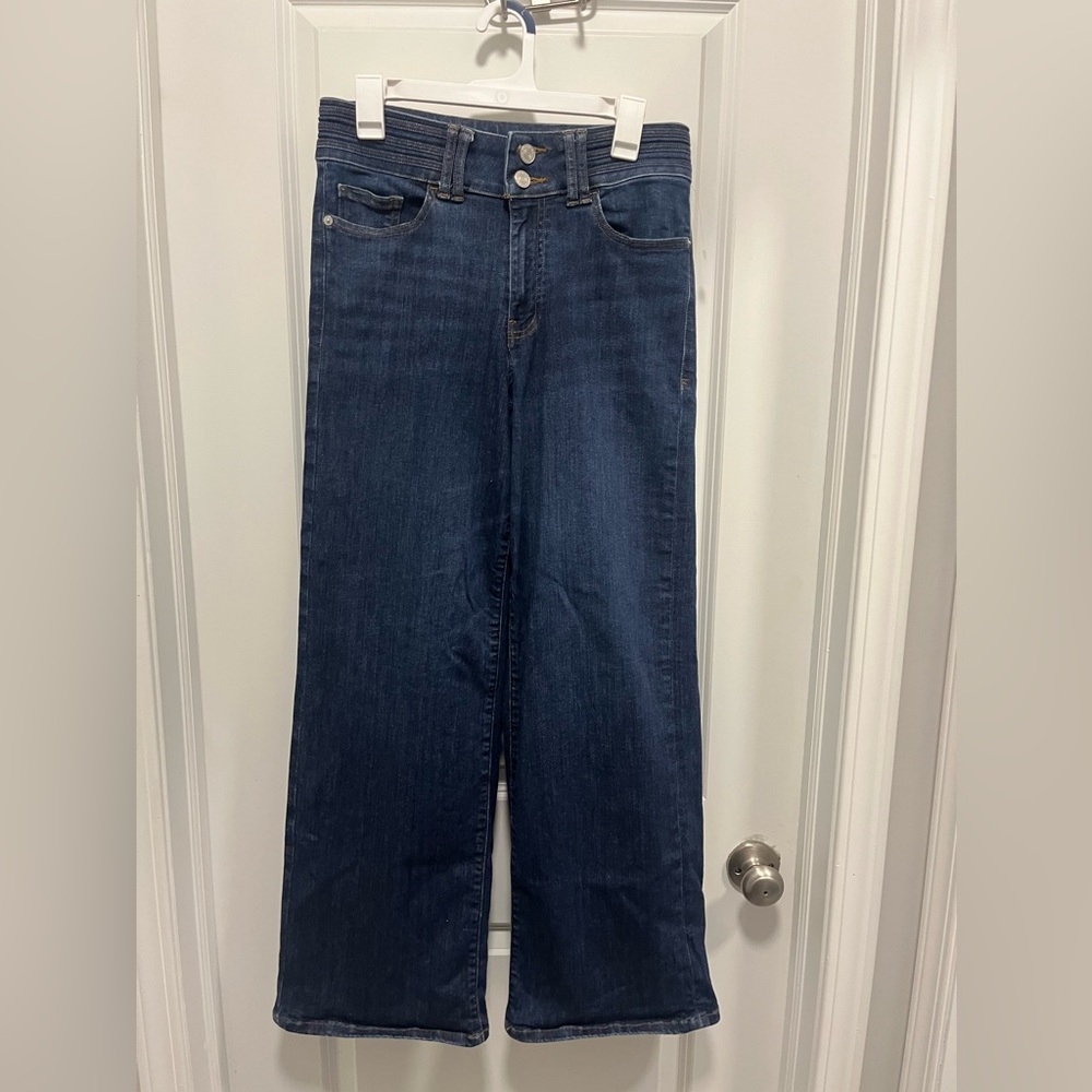 Frame Wide Leg Dark Wash Jeans Women’s 29inch Full Length EUC